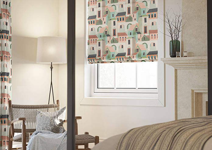 Santiago, Mambo - Motorised Roman Blind - Image 5